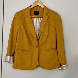 Mustard blazer the limited